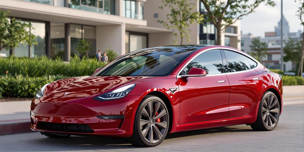 The 2025 Tesla Model 3 showcasing its sleek design, modern interior, and innovative electric vehicle technology