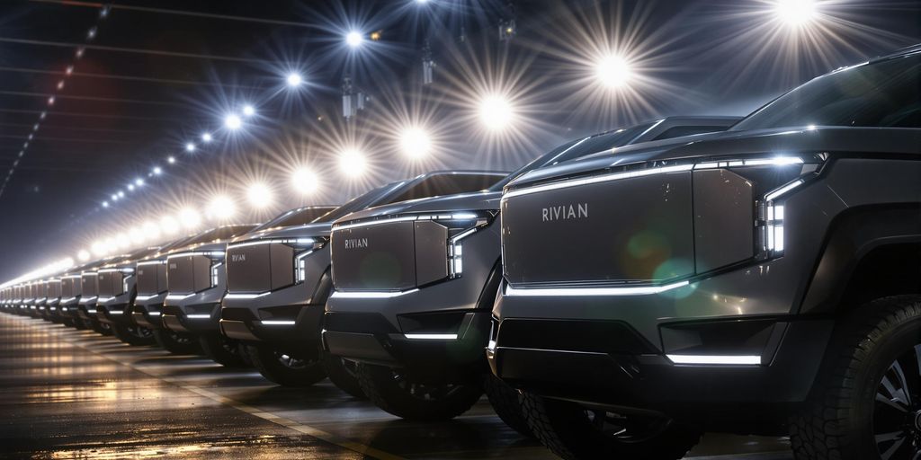 Rivian Electric Vehicle Production Lineup